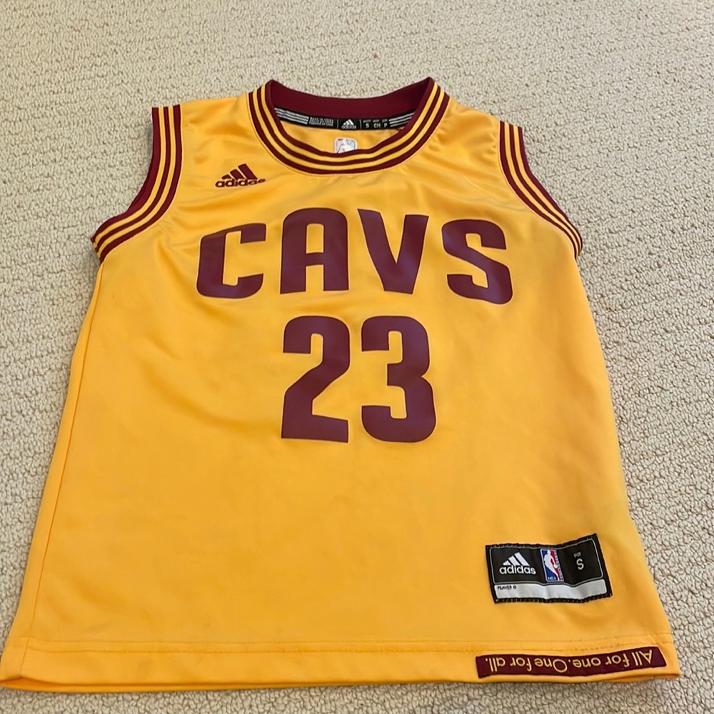 Kids Cleveland adidas Kenton James jersey small